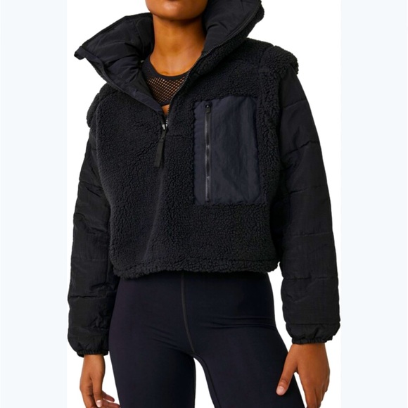 Free People Scenic Route Solid 1/2 Zip Pullover